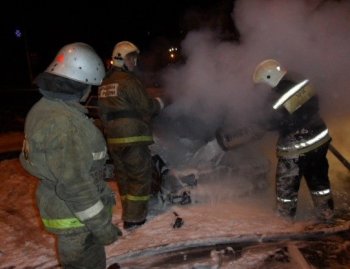 Пожар в Верхнемамонском районе