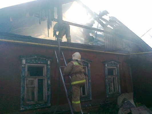 Пожар в Верхнемамонском районе